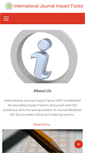 Mobile Screenshot of internationaljournalimpactfactor.com