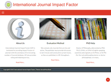 Tablet Screenshot of internationaljournalimpactfactor.com